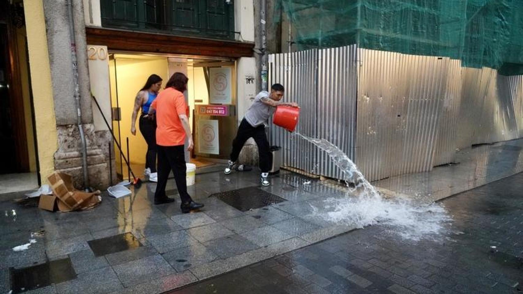Las inundaciones provocadas por la fuerte tromba de agua en Valladolid