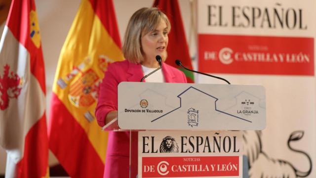 La directora de El Español Noticiascyl, Silvia García, en el I Foro La Despensa de Castilla y León
