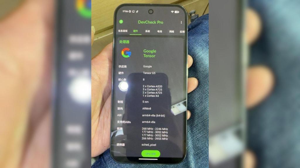 Prototipo filtrado del Google Pixel 10 Pro