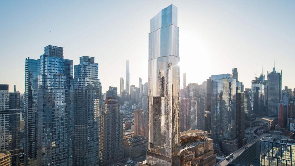 La fachada de The Avenir estará cubierta de grandes paneles de vidrio