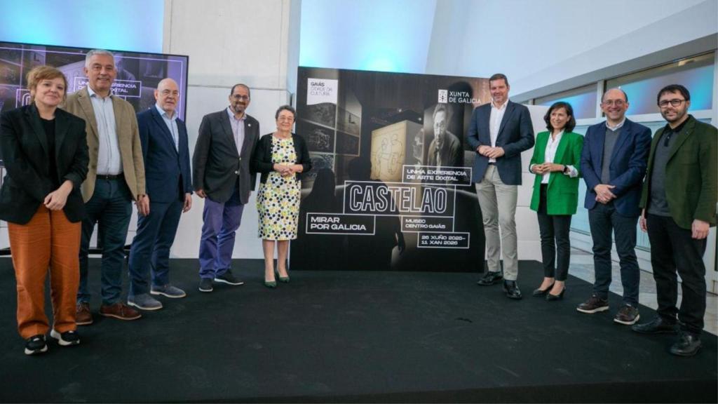 Presentación de la exposición presentación de la exposición 'Castelao. Mirar por Galicia'.
