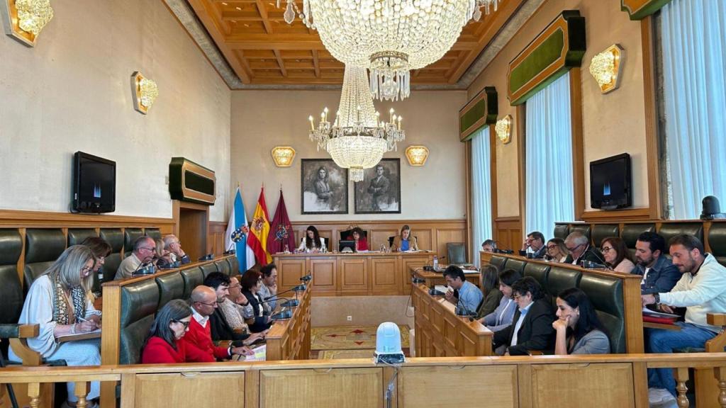 Pleno de Santiago celebrado este martes.