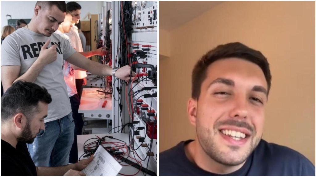 Montaje de Jorge Martín, ingeniero y divulgador de contenido sobre Formación Profesional y oportunidades formativas.