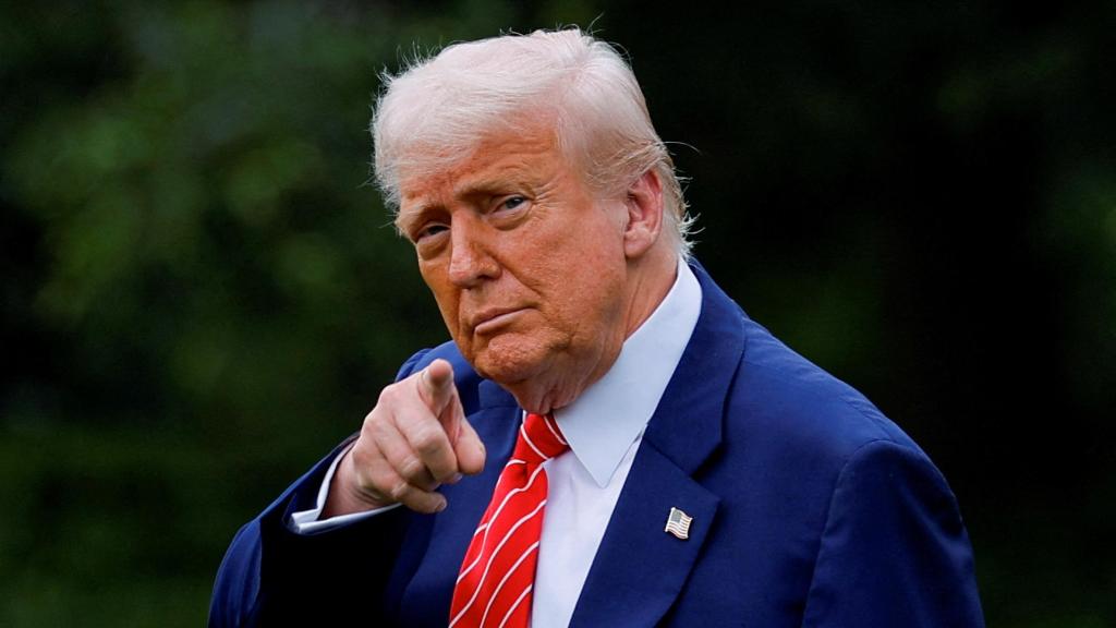 El presidente de EEUU, Donald Trump, en la Casa Blanca.