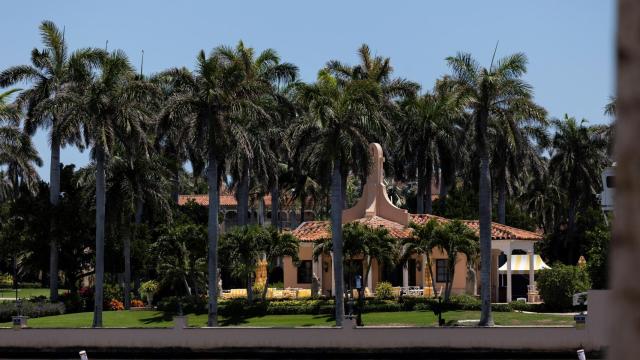 La residencia de Mar-a-Lago del presidente Donald Trump en Palm Beach, Florida.