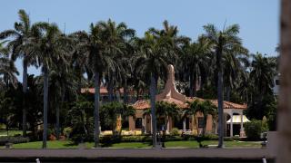 La residencia de Mar-a-Lago del presidente Donald Trump en Palm Beach, Florida.