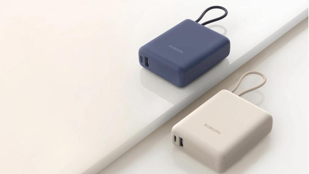 Esta es la batería portátil de Xiaomi que siempre recomiendo: cabe en el bolsillo y viene con el cable pegado