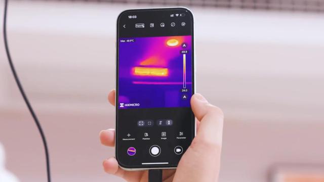 Este es el increíble dispositivo que convierte tu móvil en una cámara térmica: podrás