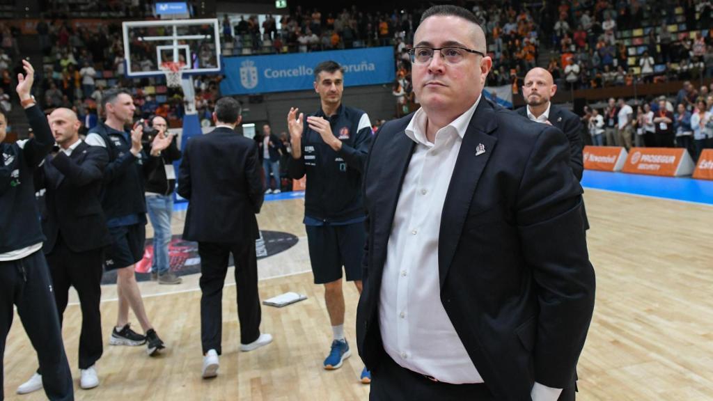 Diego Epifanio en el Coliseum de A Coruña.