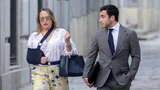 González Pano, a su llegada al Supremo, este miércoles.