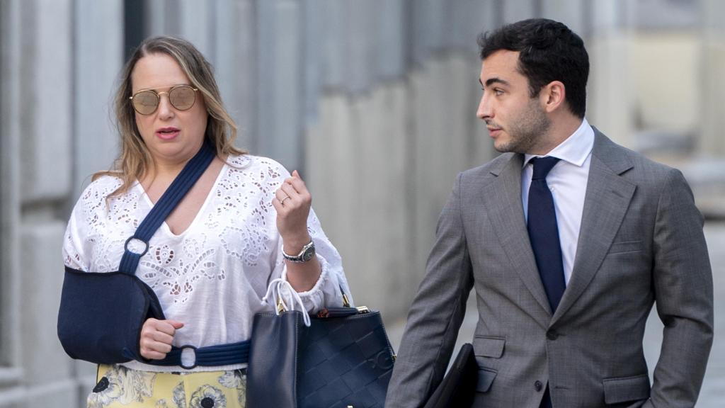 González Pano, a su llegada al Supremo, este miércoles.