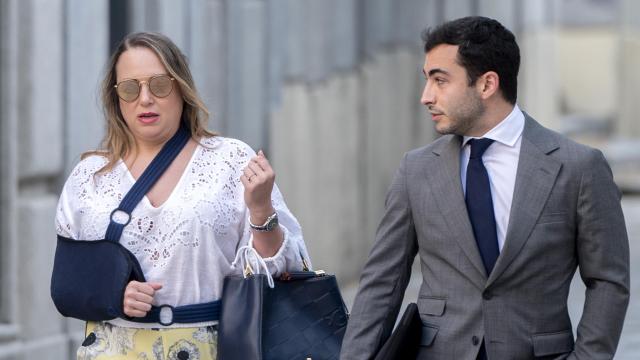 González Pano, a su llegada al Supremo, este miércoles.