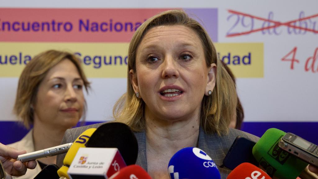 La vicepresidenta de la Junta de Castilla y León y consejera de Familia e Igualdad de Oportunidades, Isabel Blanco, inaugura el IX Encuentro Nacional de Escuelas de Segunda Oportunidad.