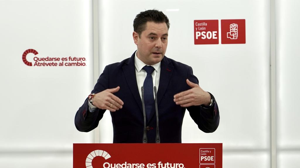 El secretario de Organización del PSOE de Castilla y León, Daniel de la Rosa, en una imagen de archivo