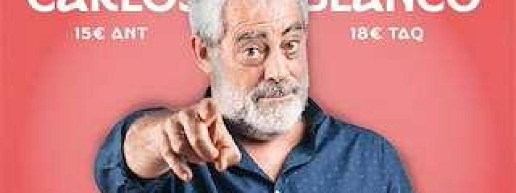 Cartel del espectáculo de humor 'A penúltima' de Carlos Blanco