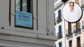 El experto inmobiliario Ferran Font y unos pisos de Madrid.