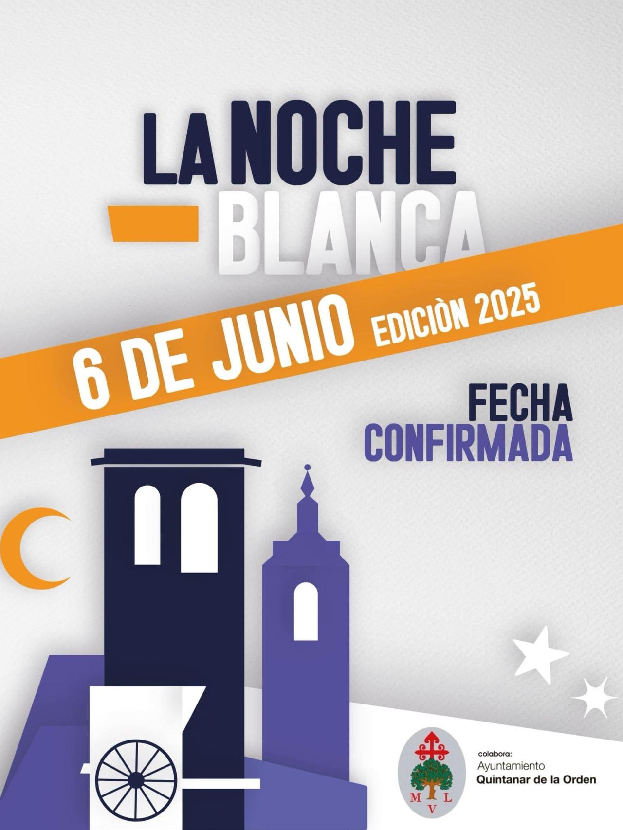 Cartel de la Noche Blanca de Quintanar de la Orden.