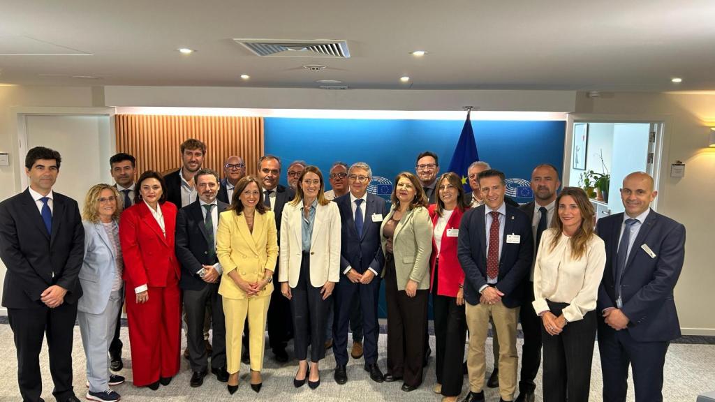 Delegación del PP de Málaga desplazada a Bruselas.