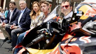 Presentación del GP de Aragón de MotoGP en Zaragoza