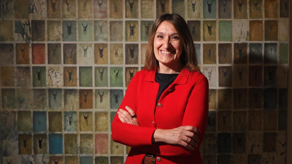 Rocío Lucas en la sede de la Consejería de Educación