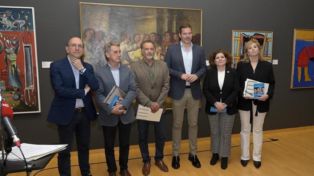 Presentación de A barca de Caronte. A travesía vital de Isaac Díaz Pardo en el Museo de Belas Artes de A Coruña.