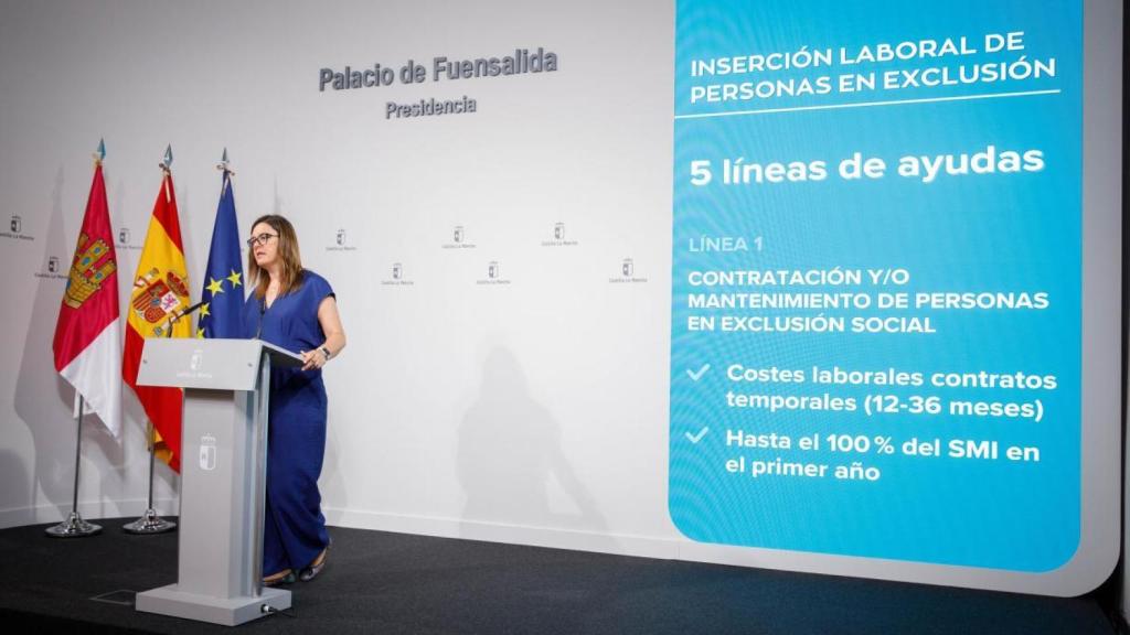 Esther Padilla, consejera portavoz del Gobierno de Castilla-La Mancha. Foto: JCCM.