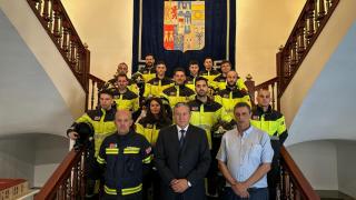 Los 13 nuevos bomberos de la Diputación de Zamora