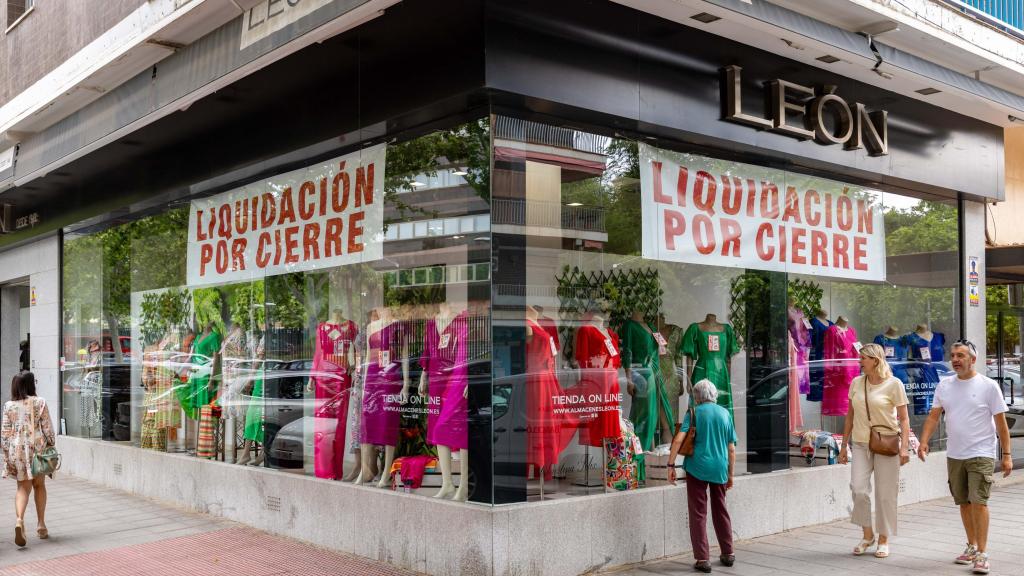 La tienda está de liquidación.