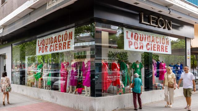 La tienda está de liquidación.