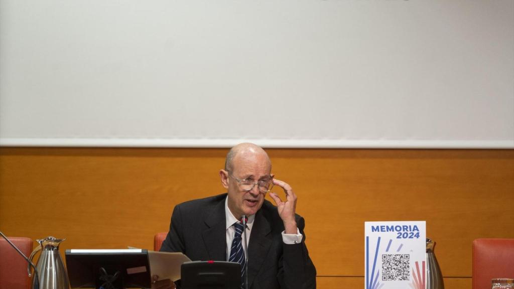 Beut en la presentación de la memoria de 2024. Jorge Gil / EP