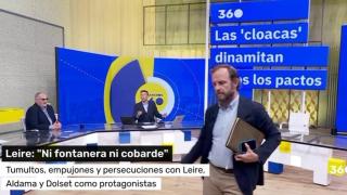 Chapu Apalaoza abandonando ‘Mañaneros’ en pleno directo.