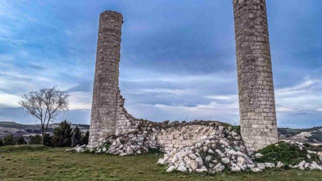 El castillo de Canillas de Esgueva en Valladolid