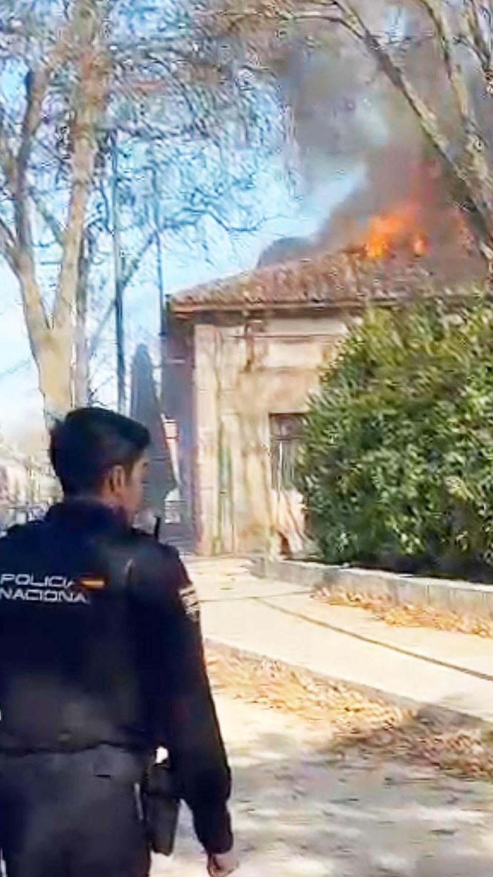 Imagen del incendio en La Maruquesa