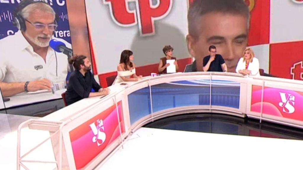 Colaboradores durante el programa de hoy.