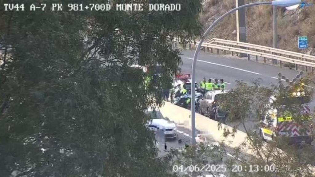 Imagen de la zona donde ha ocurrido el accidente.