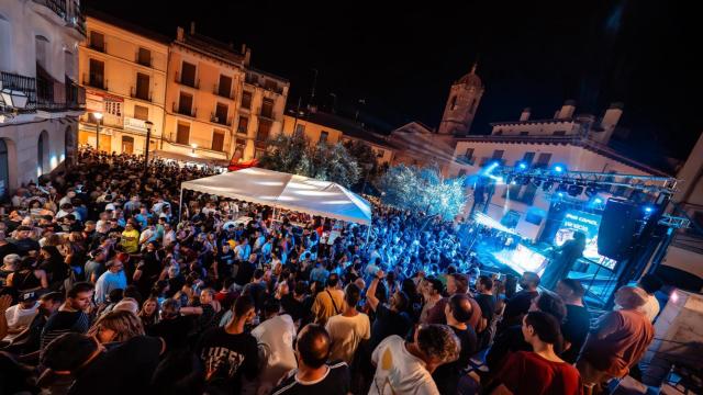 Fiesta en Alcañiz durante uno de los últimos GP