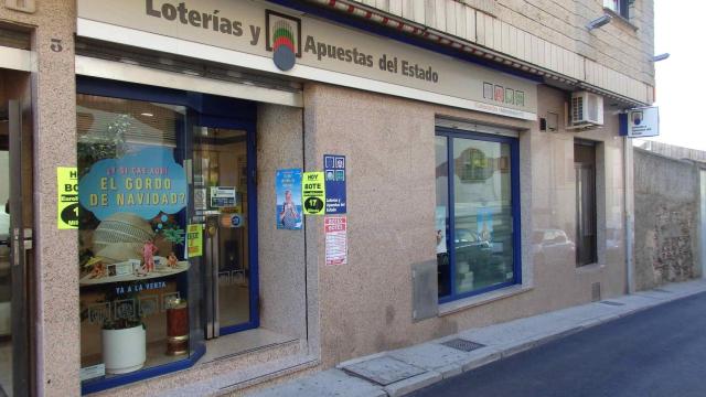 Administración de Guijuelo que ha dado un segundo premio de La Bonoloto
