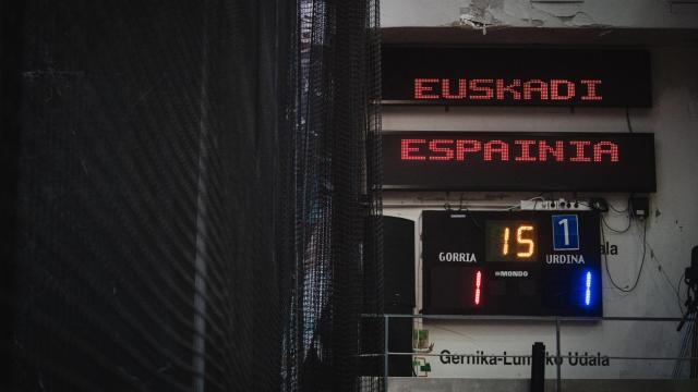 Primer partido histórico entre España y una selección de Euskadi.