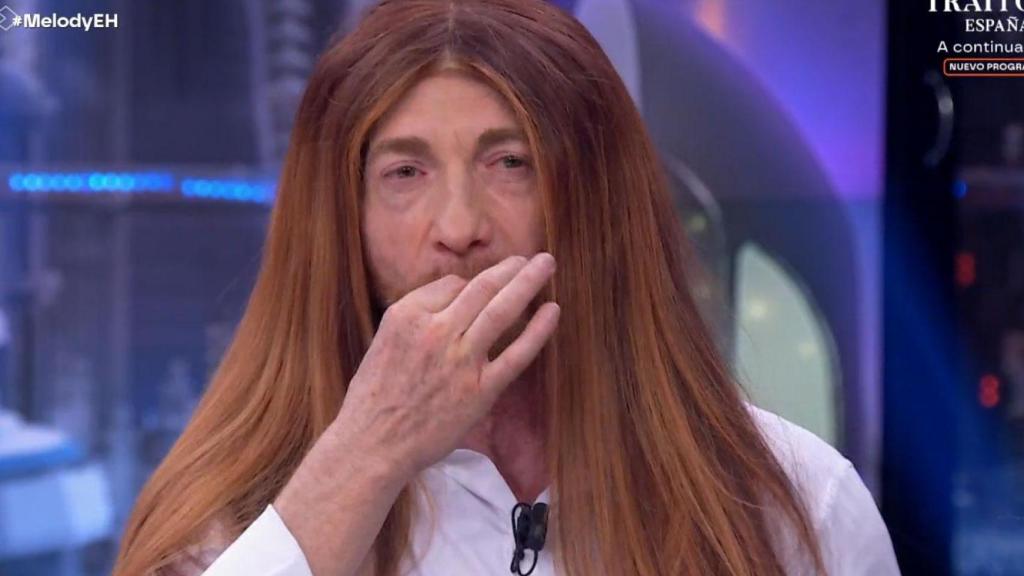 Pablo Motos usó una peluca para hacer el helicóptero.