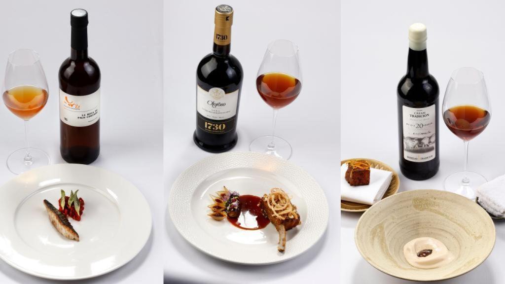 El trío de maridajes ganador.