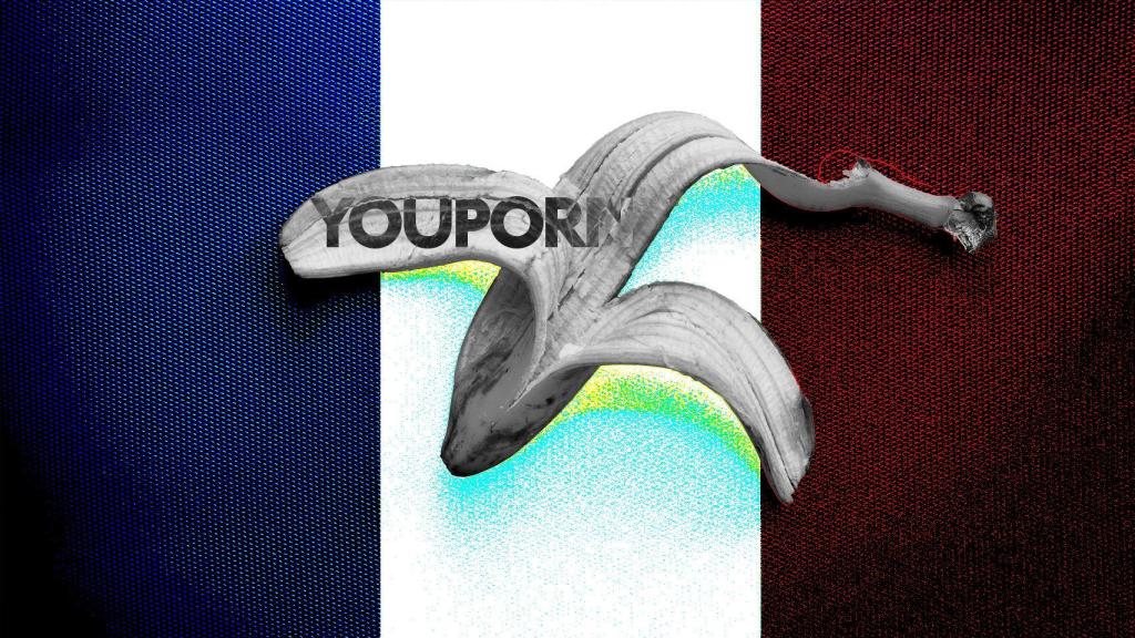 Fotomontaje inspirado en el bloqueo de YouPorn en Francia