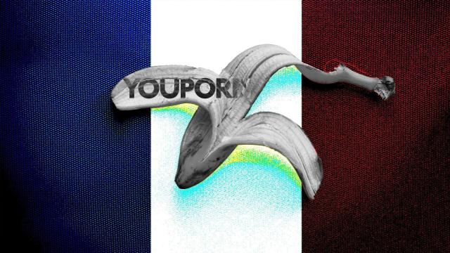 Fotomontaje inspirado en el bloqueo de YouPorn en Francia