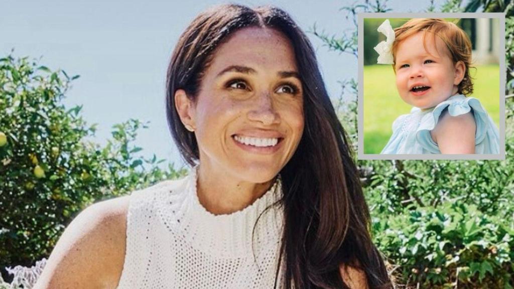 La duquesa de Sussex, en un montaje de Magas.