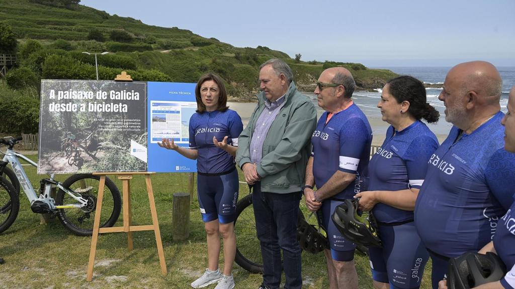 A paisaxe de Galicia desde a bicicleta.