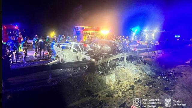 Una imagen del accidente.