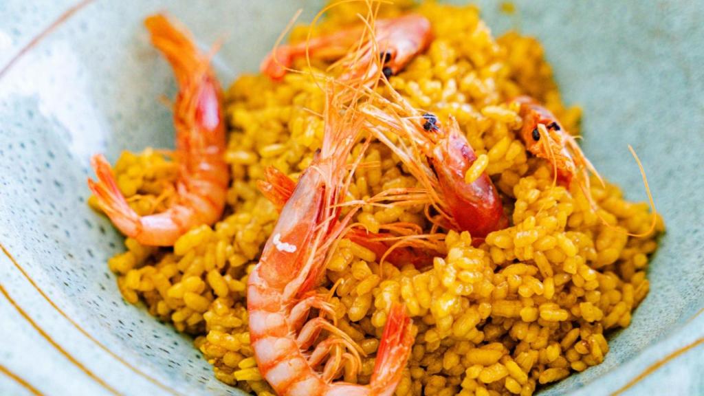 Uno de los arroces que prepara Fede Pian en El Gato Blanco.