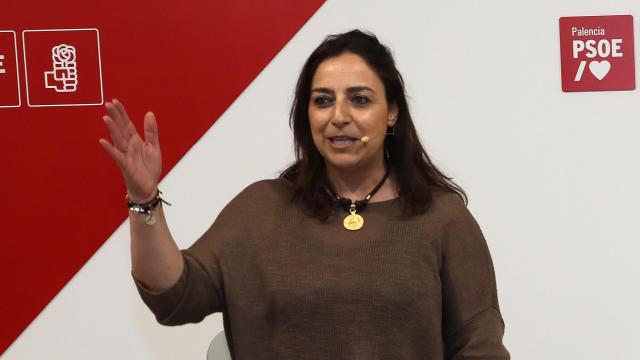 La secretaria general del PSOE de Palencia, Miriam Andrés