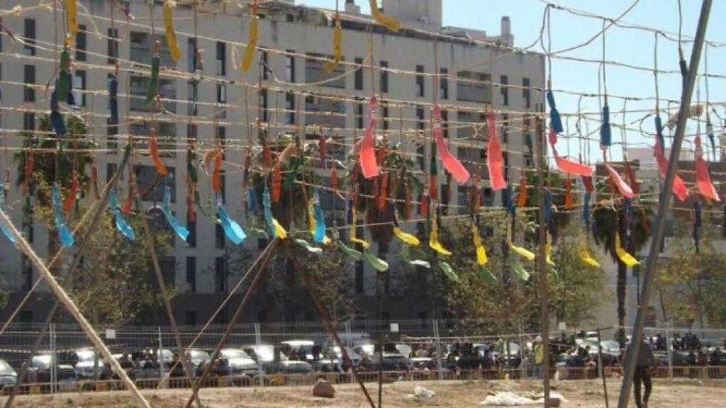 La 'macromascletà' de Benicalap en una imagen de archivo.