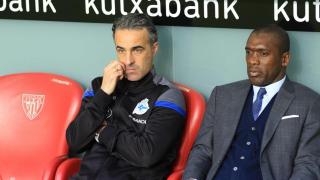 Pablo López en su etapa con Seedorf en el Dépor.