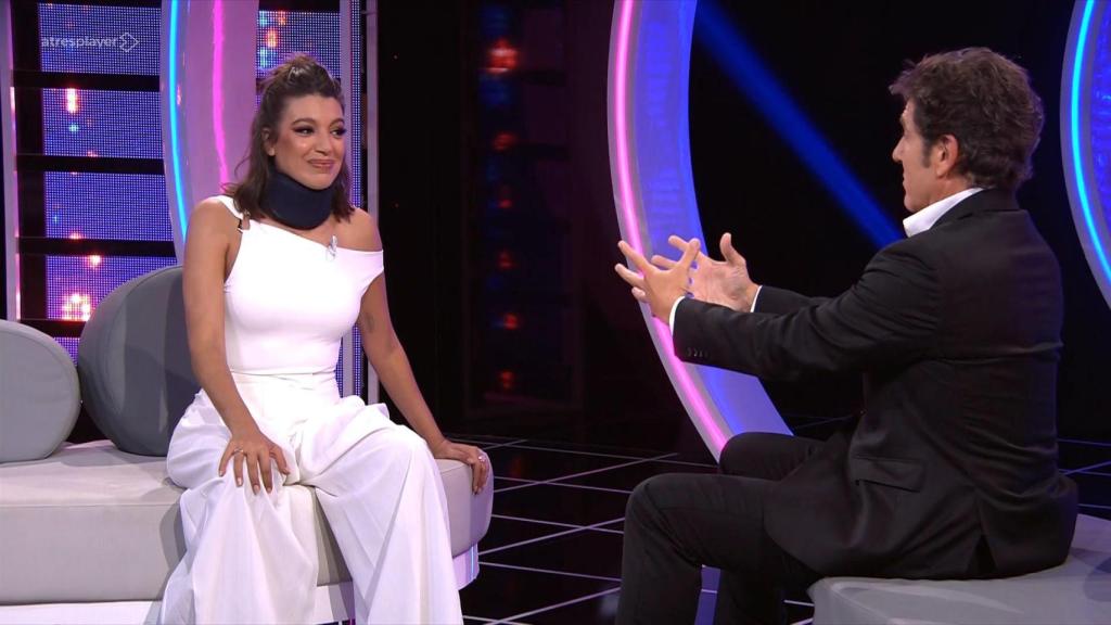 Ana Guerra con Manel Fuentes en 'Tu cara me suena'.